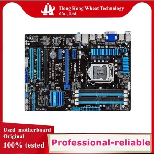 For ASUS Z77-A Motherboard Socket LGA 1155 DDR3 SATA3 For Intel Z77 Original Desktop Used Mainboard