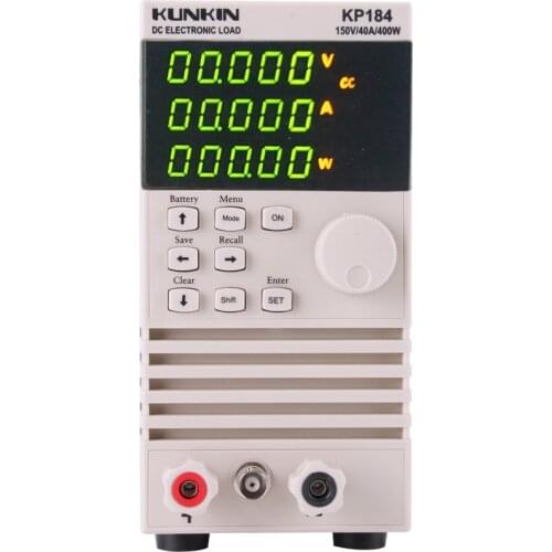 KUNKIN electronic load meter 200W/400W KP182/KP184 battery capacity power test aging instrument