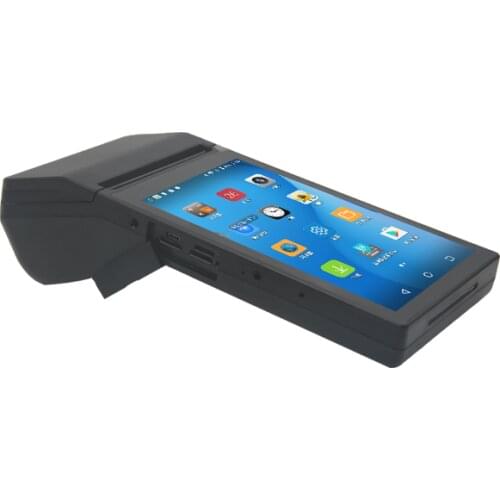 HDD-A7 all-in-one 7-inch HD screen Android handheld pos system equipment with 80mm printer