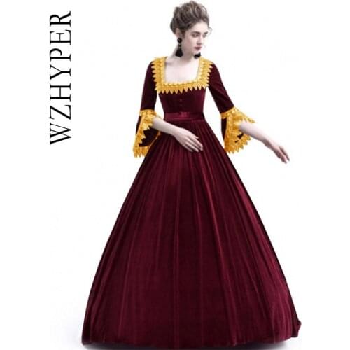 Cosplay Medieval Palace Princess Dress Adults Halloween Costumes for Women 2020 Lace Long Sexy Plus Size Parth Helloween Costume
