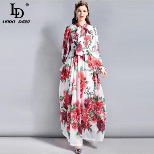 Белые летние платья LD LINDA DELLA China At AliExpress
