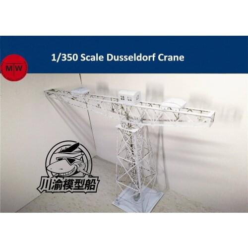 1/350 Scale Dusseldorf Crane ABS Model Port Harbor Diorama Scene DIY Kits CY810