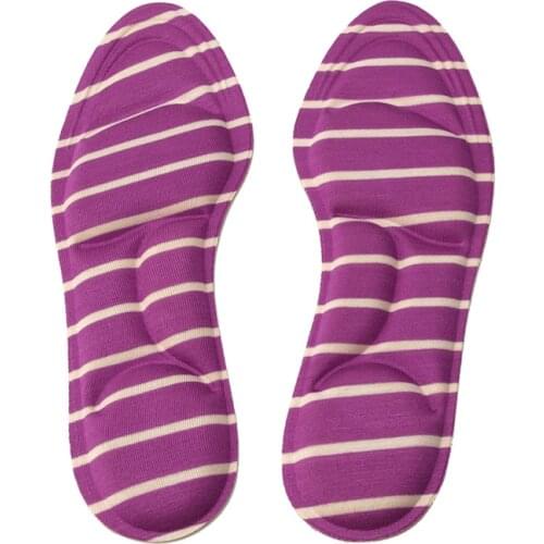 1pair Unisex Soft Memory Foam Massage Insoles Shoe Pad Leight Weight Breathable Hard-Wearing Comfort Cushion Random Color