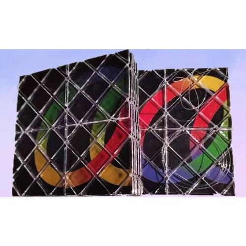 New Twisty Cubo Magician Professional Cube Classic Toys Cube Puzzle Panels Folding Puzzle Cubes fidget toys cube