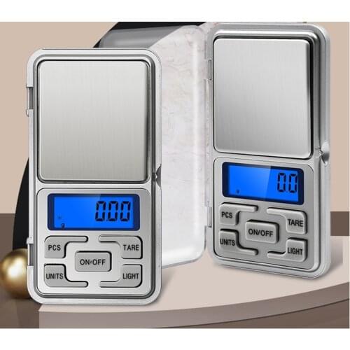 New Portable Jewelry Scale Electronic Scale Delicate Mini Electronic Scale AB Rubber Tea Gold Jewelry Scale Multi-purpose Tools