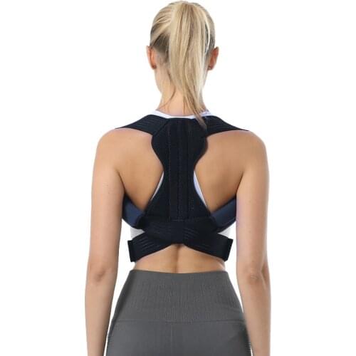 Brace Support Belt Adjustable Back Posture Corrector Clavicle Spine Back Shoulder Lumbar Posture Correction For Adult Unisex