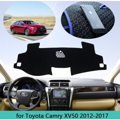 For Toyota Camry 50 XV50 2012~2017 Anti-Slip Mat Dashboard Cover Pad Sunshade Dashmat Carpet Anti-dirty Car Accessories 2013