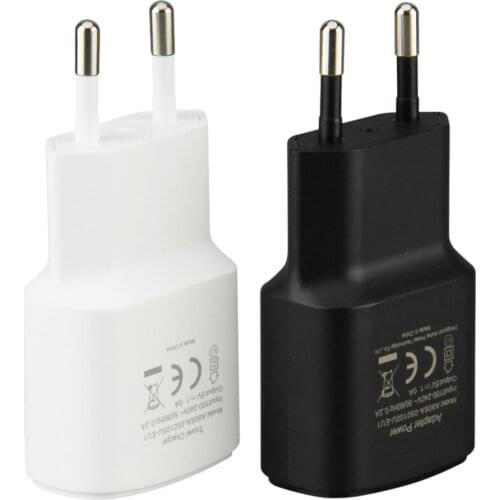 Single USB Wall Charger 5V 1A EU Plug for iPhone Samsung Mobile Phone Charging Travel Power Adapter for iPad Universal 100pcs