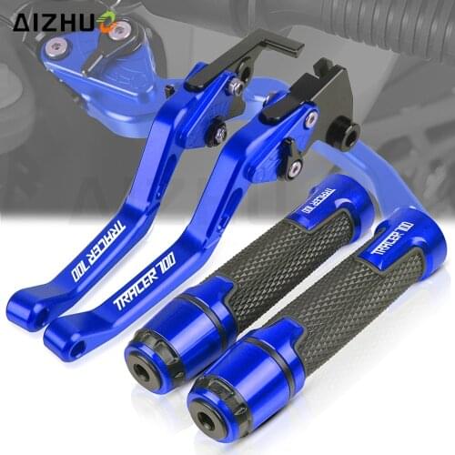 Tracer Motorcycle CNC Brake Clutch Levers Hand Grips Handlebar Handle Bar Grips FOR YAMAHA TRACER700 TRACER 700 2018 2019 2020
