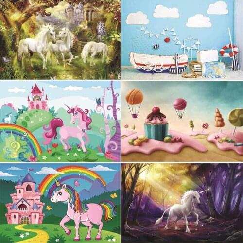 Vinyl Custom Photography Backdrops Prop birthday+child Theme Photography Background NY2FD-12