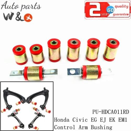 Control Arm Bushing For Honda Civic EK EJ EG Suspension Oscillating Arm Bushing Kit Polyurethane