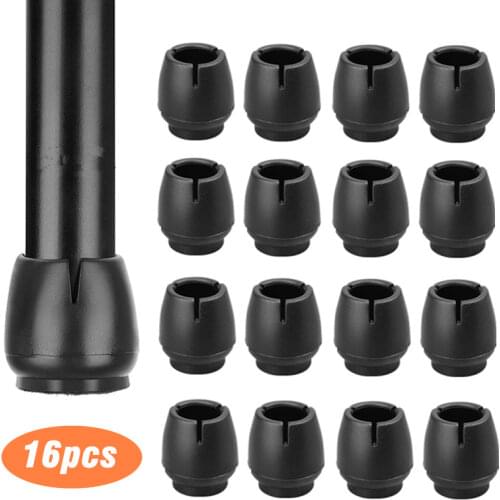16pcs Round Chair Leg Floor Protector Fit for 4/9 to 5/8 Inch (12-16mm) Chairs Cap Table Foot Pads Non-Slip Furniture Cover Sock