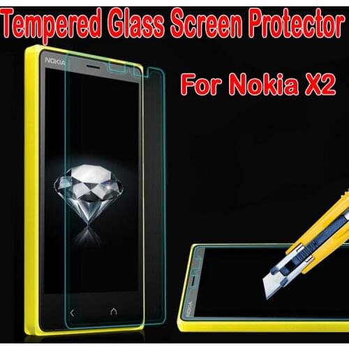 2.5D Original 9H High Quality Tempered Glass Protective Film Explosion-proof Screen Protector For Nokia X2