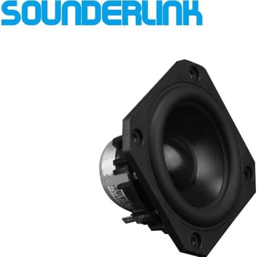 2PCS/LOT Sounderlink 2.5inch 3'' Full Range frequency Speaker 3 inch 95MM anodized aluminium basin kapton coil HiFi Sound