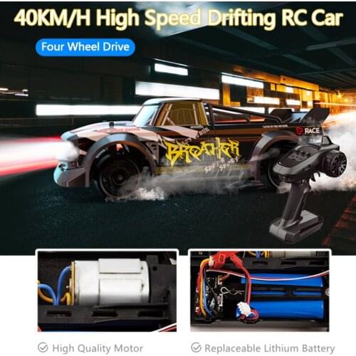 40KM/H 4WD Drifting RC Car 1:16 Full Scale ESP Stability System Independent Shockproof Ball Bearing Double Tire RC Toy For Kids