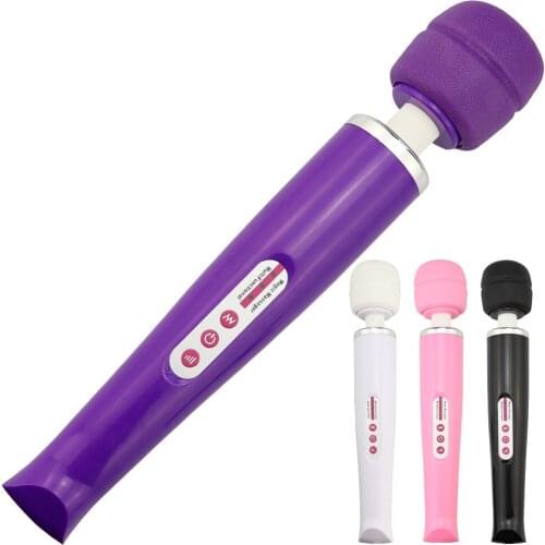 G-spot Charging Big AV Vibrating Massage Stick Masturbator Vibrator Dildo Anal Plug Male Female Sex Toy Store