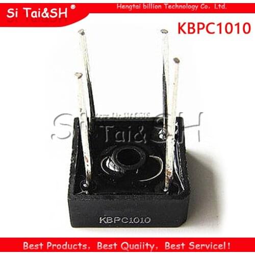 5PCS/lot KBPC1010 10A 1000V diode bridge rectifier kbpc1010