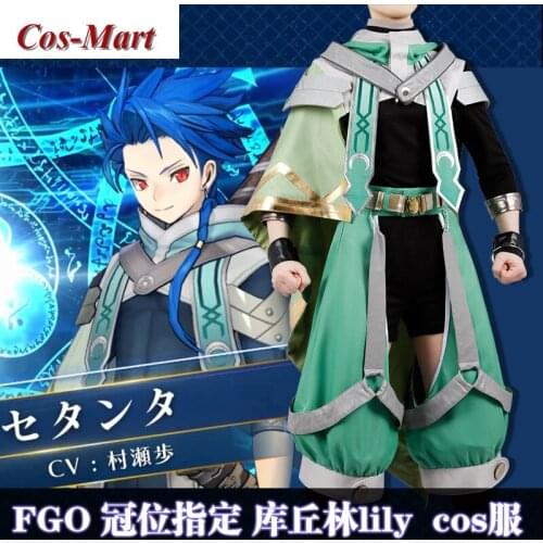 Game Fate/Grand Order Setanta Cosplay Costume Handsome Fashion Battle Uniform Activity Party Role Play Clothing Custom-Make Any
