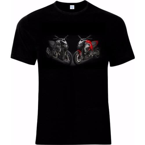 2019 Summer Mans T Shirt Diavel Motorcycle Logo Bikes Superbike MenS Printed T-Shirt All Sizes American Tee Shirt