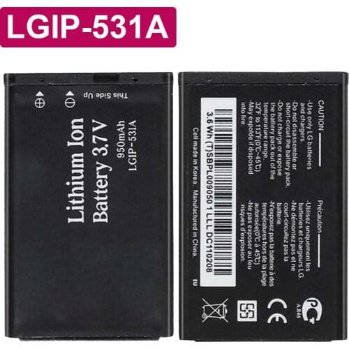 LGIP-531A Battery for LG TracFone Net 10 T375 320G VN170 236C,A100 Amigo A170 C195,G320GB GB100 GB101 GB106 GB110 +Track Number