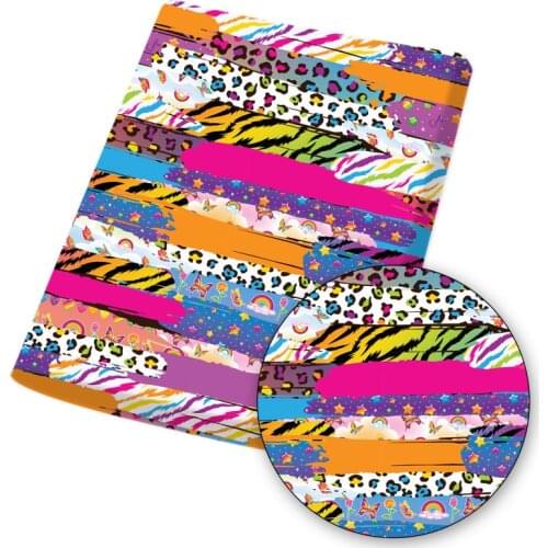 Patchwork Leopard Series Polyester Cotton Fabric for Tissue Sewing Quilting Fabrics Needlework Material DIY Handmade