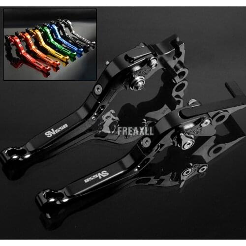 Motorcycle Brake Clutch Levers CNC Adjustable Folding Brake Levers For SUZUKI SV 650 SV650 1999-2009 2016 Motorcycle Accessories