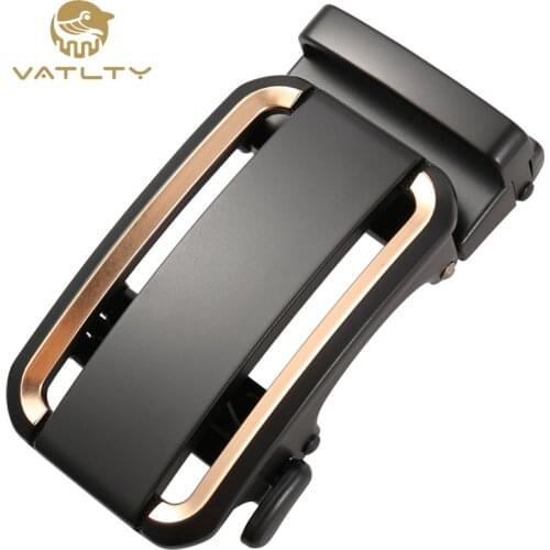 VATLTY 2020 Official authentic mens belt buckle hard metal gold silver fashion business non-porous belt buckle for men