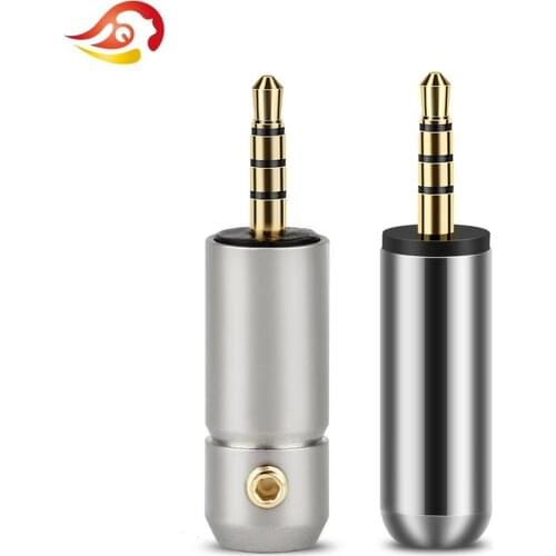 QYFANG 2.5mm Audio Jack 4 Poles Earphone Plug AK100ii 120ii 240 380 Balance Solder Wire Connector HiFi Headphone Splice Adapter