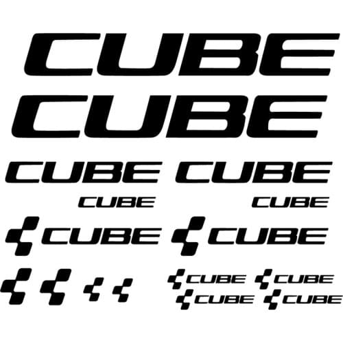 Custom Bicycle Vinyl Decal Sticker For Cube , KIT PEGATINAS STICKERS VINILO LAMINA PACK BICICLETA FOR CUBE DECOR