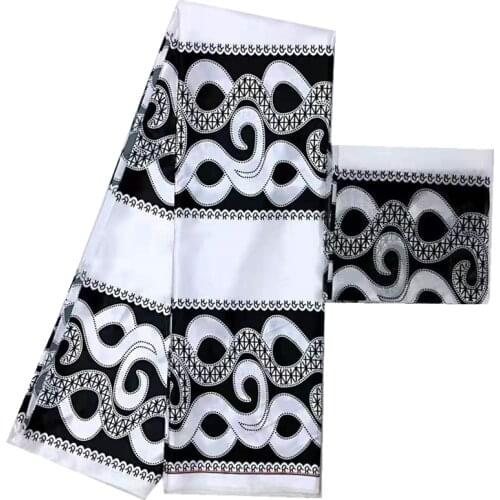 High Quality Imitated silk fabric African print fabric African fabric Nigerian Ankara fabrics 2019 Africain tissu wax for party