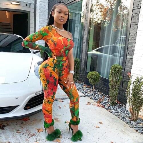 2020 High quality 2 piece yoga tie dye bodycon set yoga sexy outfit women sets yoga one shoulder outfit