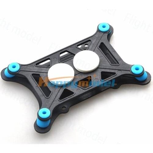 1 set flight control damping plate Controller Board Anti-vibration Set Shock Absorber For APM 2.5 2.6/KK/MWC Black