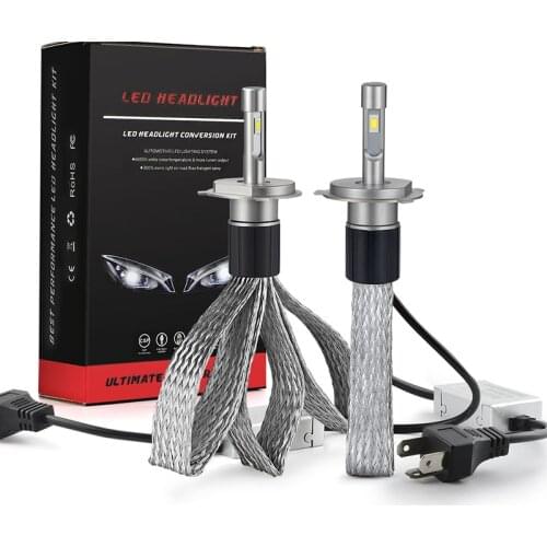 2Pcs Car Headlight Bulbs H4 H7 H11 H8 H9 9006 HB4 H1 9005 HB3 LED Lamp CSP Chip 10000LM Auto Car Fog Lights 6000K Car Products