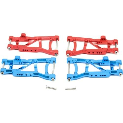 2PCS Front/Rear Suspension Arms with Tie Bar for Traxxas Slash 2WD 1/10 Short Course Car 2555 3631 Upgrade Part