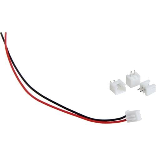 HUYU 50 Sets JST XH 2.5 2 Pin Battery Connector Plug Female Male With 150MM Wire