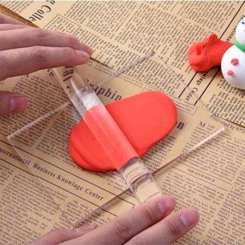 Acrylic Clay Crafts Acrylic Roller Hollow Rolling Clay Bar Roll Stick Tool DIY Tools