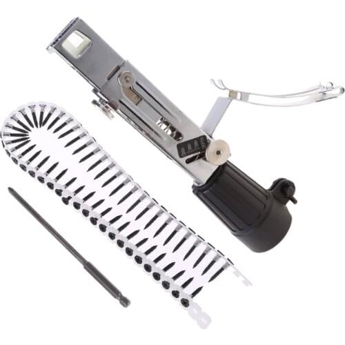 Automatic Power Drill Chain Nail Adapter Screw for Cordless Electric Drill Attachment Woodworking Tool U4LB