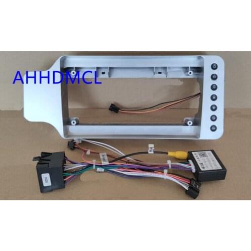 Car Fascias Navigation Fascia Dash Frame Kit For 9" Universal Android Multimedia Player For Zotye E200 2018