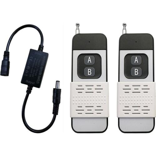 1000m 433Mhz DC 5V 12V 24V Wireless Rf Remote Control Switch Relay driver Power On Off LED Light strip Reading Lamp Micro Switch