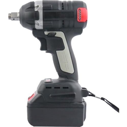 Cordless Impact Wrench Rechargeable Power Screwdriver Brushless Motor 520Nm Torque 22mm Electric Wrench with LED Light