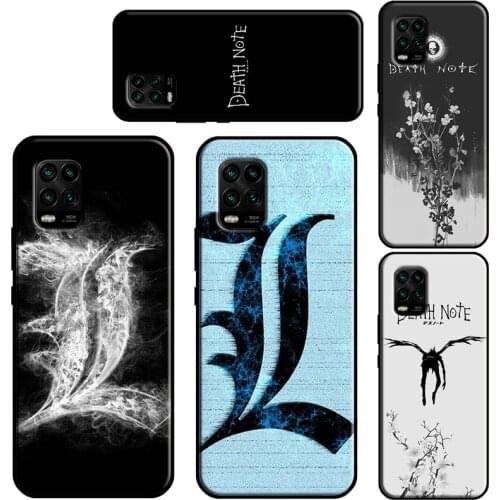 Anime Death Note Phone Case For Xiaomi Mi 10T Pro 9 10 11 Lite Ultra A3 POCO F3 F1 F2 M3 Pro X3 Soft Cover