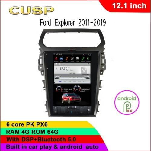Explorer GPS Tesla For ford Explorer Android multimedia Car Radio For ford Explorer 2011-2019 GPS Navigation Stereo auto radio