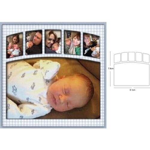 Photo frame Metal Cutting Die Stencil for DIY Embossing Gift Paper Cards Making Scrapbooking Craft knife blade Dies template