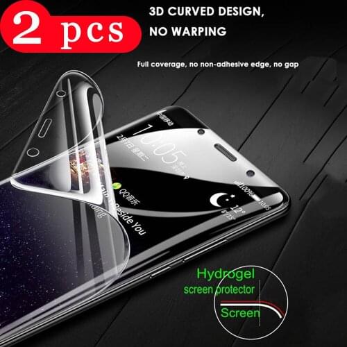 2Pcs full cover for meizu 16 16x 16th 15 lite plus hydrogel film 16xs 16s pro Not Glass phone screen protector protective film