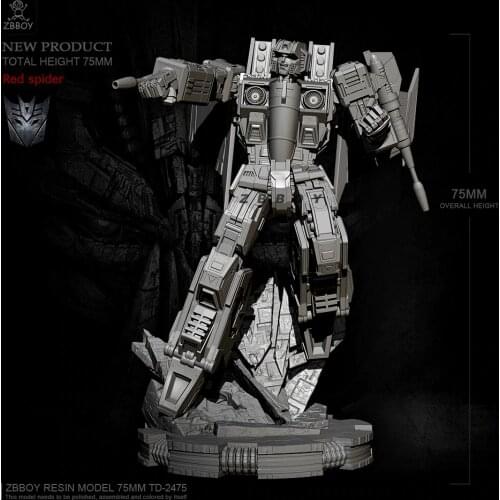 H75mm Resin figure kits Starscream model self-assembled TD-2475