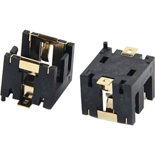 MasterFire 20pcs/lot Gold Plating SMT AG13 Battery Holder For 2pcs AG13/LR44 Button Cell Batteries Socket Holder Plastic Case