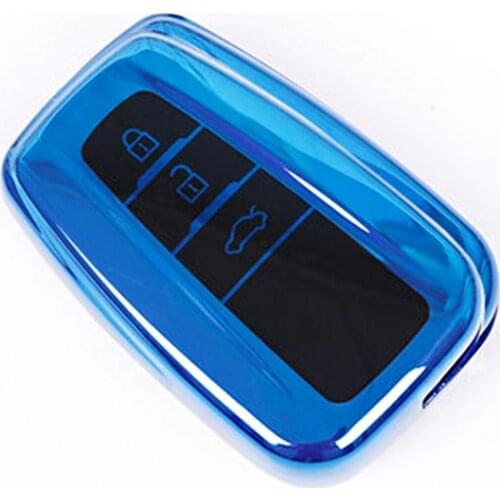 2020 Car Key Cover Case Holder For Toyota Camry Prado CHR Prius Corolla RAV 4 2017 2018 2019 Auto Remote Smart Protective Shell