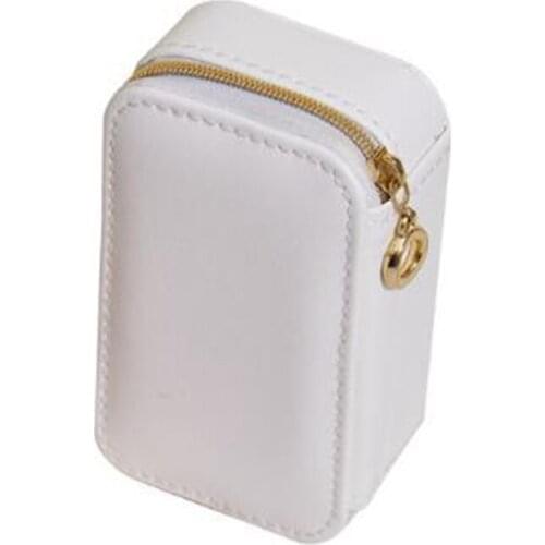 New Small Ring Necklace Makeup Holder Leather Jewel Cases Jewelry Organizer