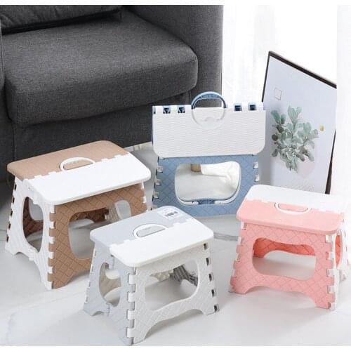 Portable Folding Chair Household Folding Stool Outdoor Mountaineering Camping Fishing Plastic Seat Picnic Stool