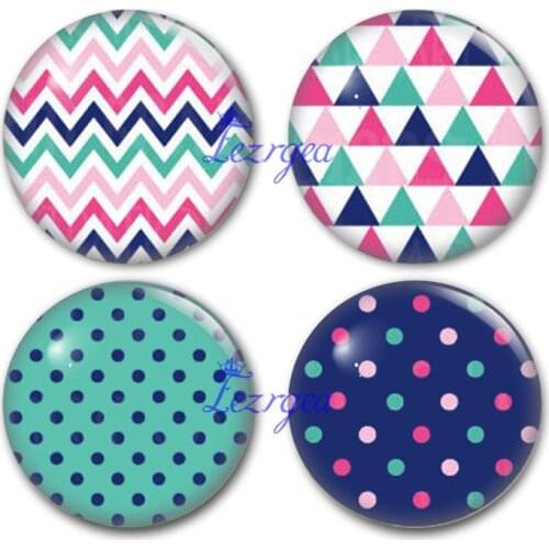 Digital Collage glass cabochon,dark blue Emerald green Digital images Round photo glass cabochon demo flat back Making findings